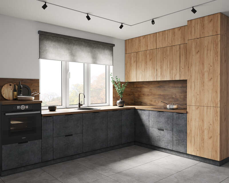 Проект: Кухня «Графит»